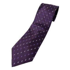 Executive Division Men's Purple Polyester Necktie 58" Tie